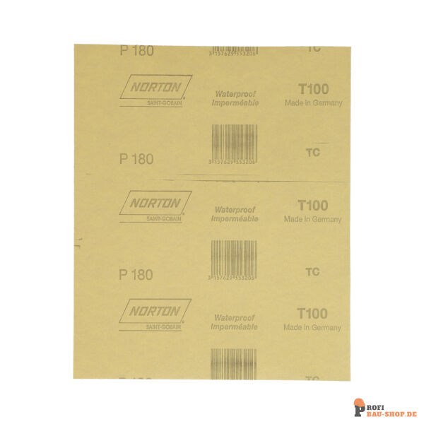 nortonschleifmittel/NORTON_schleifmittel_77696081105 Standard Sheets Norton T100 230.00x280 Grit 180_139059